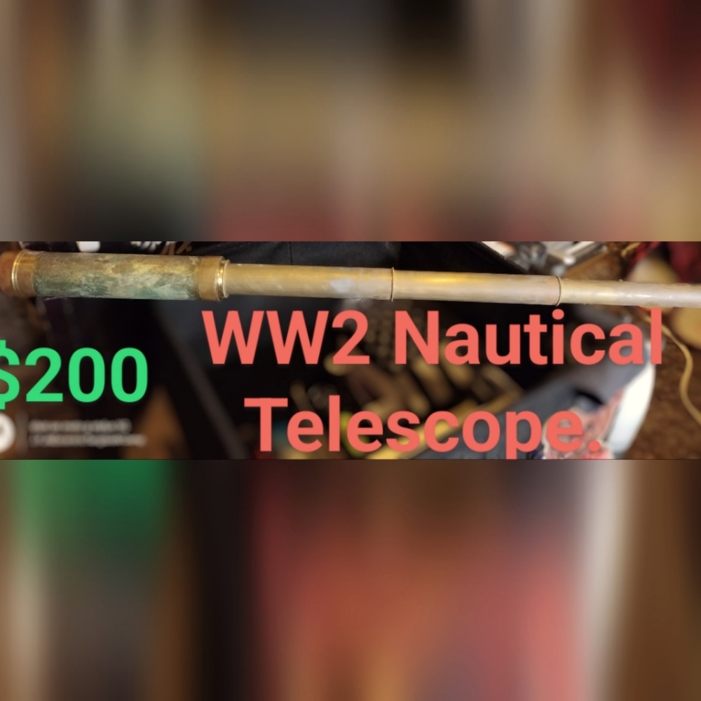 WW2 nautical telescope